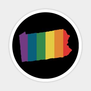 Pennsylvania State Rainbow Magnet